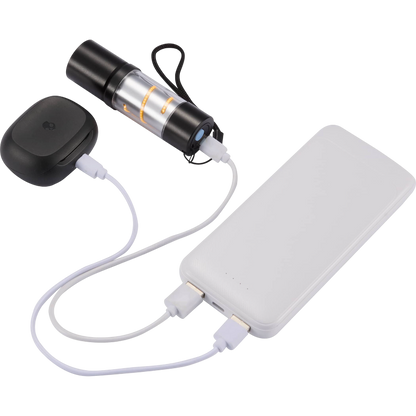 Pwr Pal 10000 mAh Power Bank with Integrated Cable