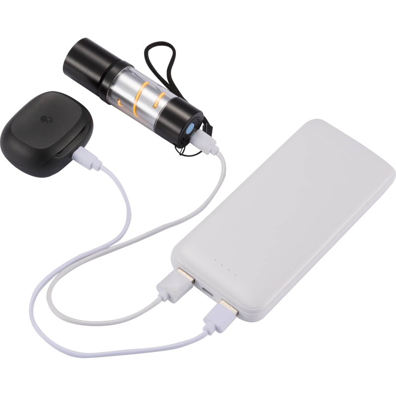 Pwr Pal 10000 mAh Power Bank with Integrated Cable