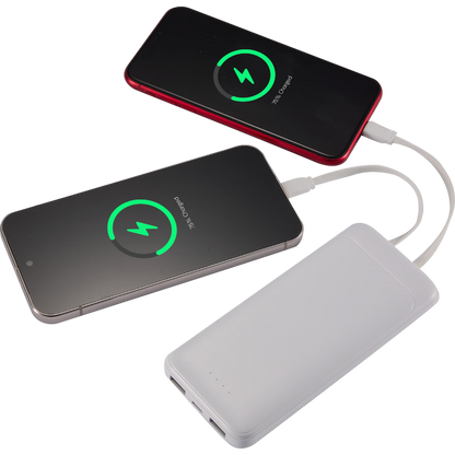 Pwr Pal 10000 mAh Power Bank with Integrated Cable