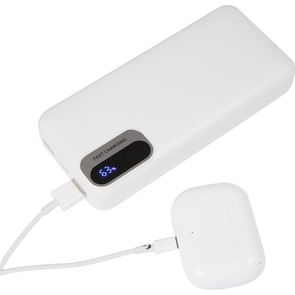 Laptop Power 20,000 mAh PD Power Bank with Integrated Cables