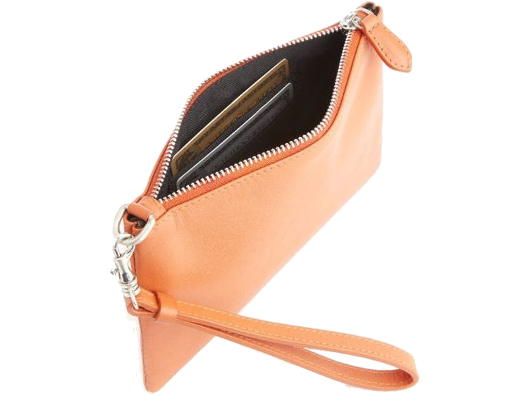 Royce Leather Zip Wristlet