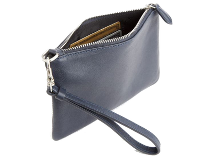 Royce Leather Zip Wristlet