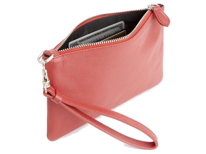Royce Leather Zip Wristlet