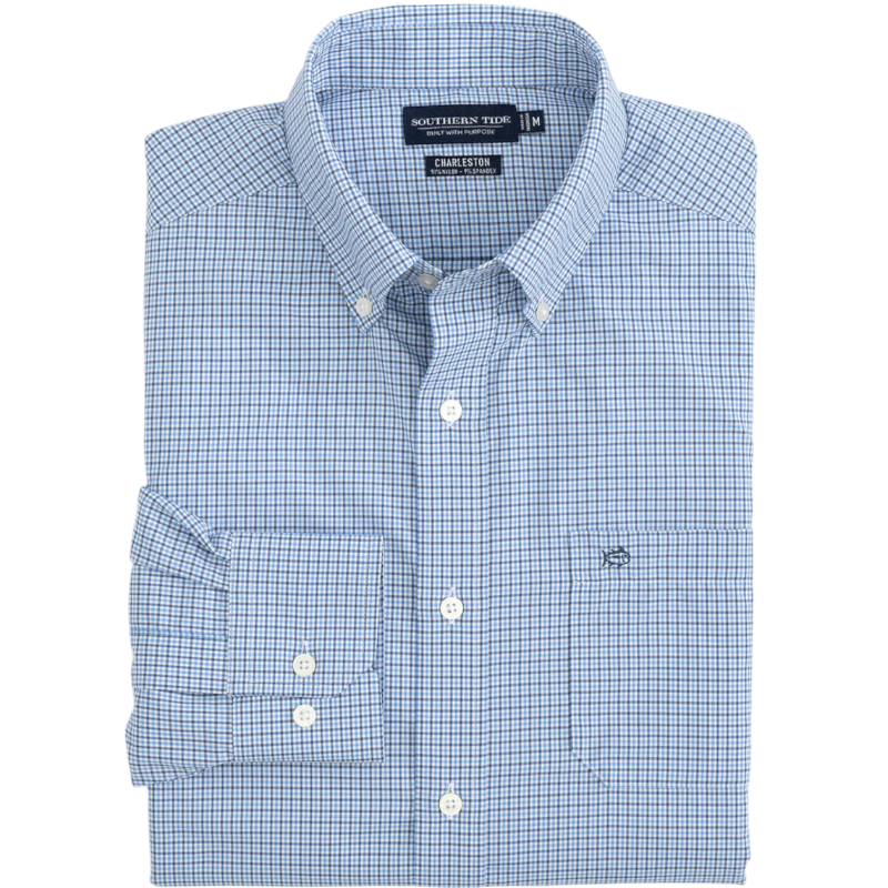 Southern Tide Men's Bowry Brrr Intercoastal Sport Shirt