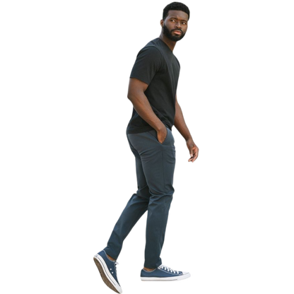 Man in olive tee with white background |Color:Olive