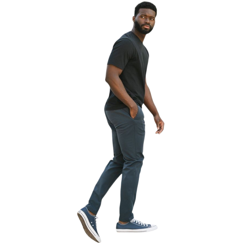 Man in olive tee with white background |Color:Olive