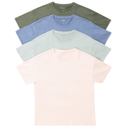 Woman wearing black tee with white background |Color:Jet Black