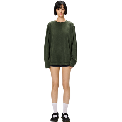 RAINS Addis Fleece Crewneck