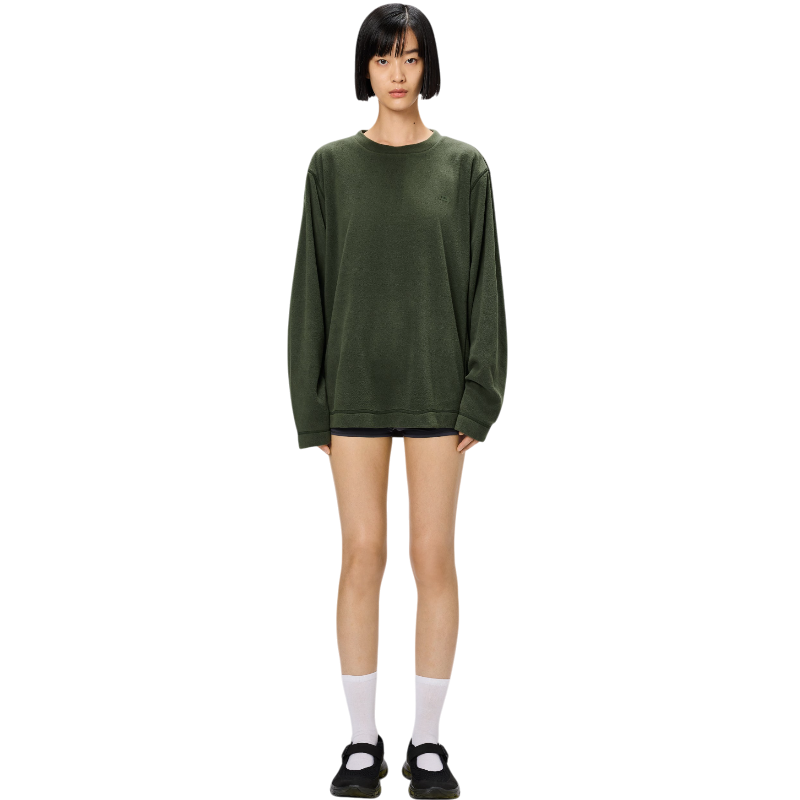 RAINS Addis Fleece Crewneck