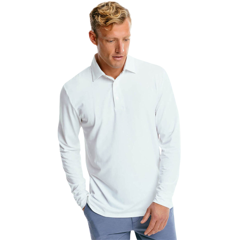 Southern Tide Men's Ryder Performance Long-Sleeve Polo