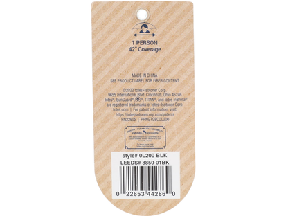 42" totes® 3 Section Auto Open Umbrella