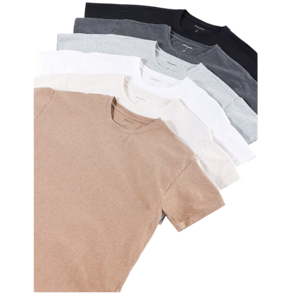 Woman wearing black tee with white background |Color:Jet Black