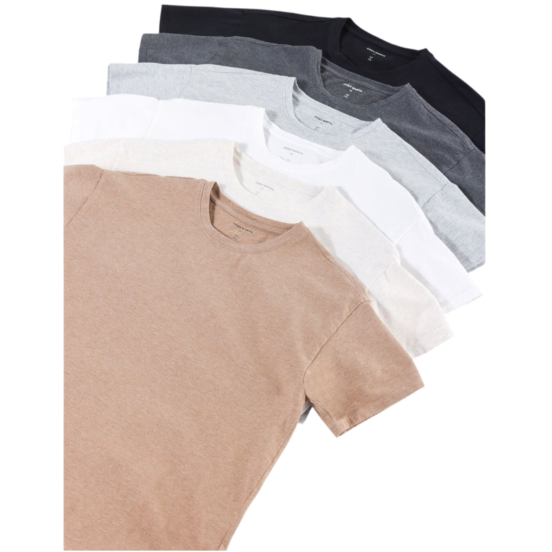 Woman wearing black tee with white background |Color:Jet Black