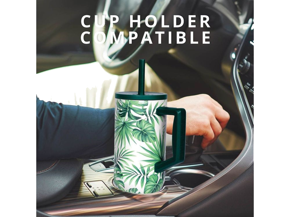 Elemental Commuter 40oz Tumbler - Monstera