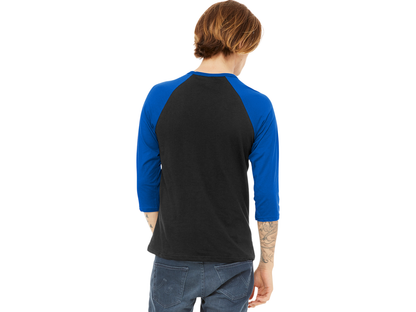 BELLA+CANVAS ® Unisex 3/4-Sleeve Baseball Tee
