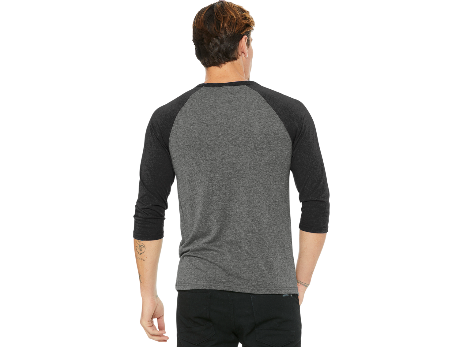 BELLA+CANVAS ® Unisex 3/4-Sleeve Baseball Tee