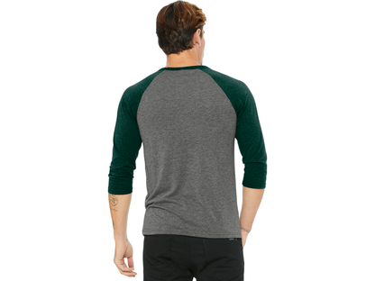 BELLA+CANVAS ® Unisex 3/4-Sleeve Baseball Tee