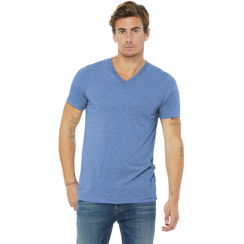 BELLA+CANVAS ® Unisex Triblend Short Sleeve V-Neck Tee