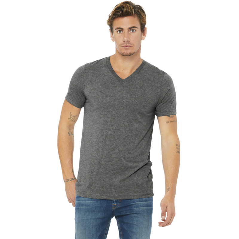 BELLA+CANVAS ® Unisex Triblend Short Sleeve V-Neck Tee