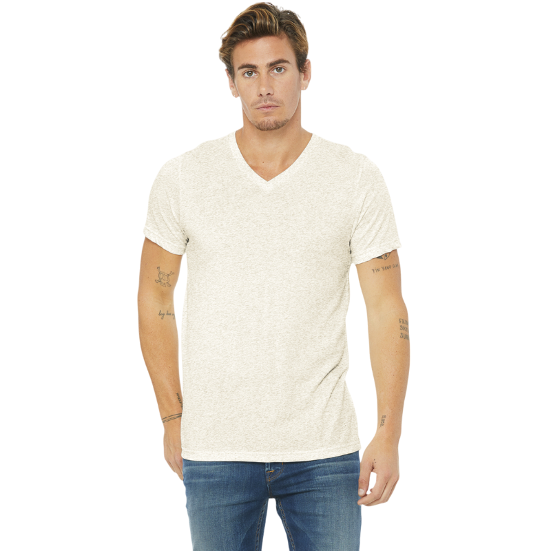 BELLA+CANVAS ® Unisex Triblend Short Sleeve V-Neck Tee