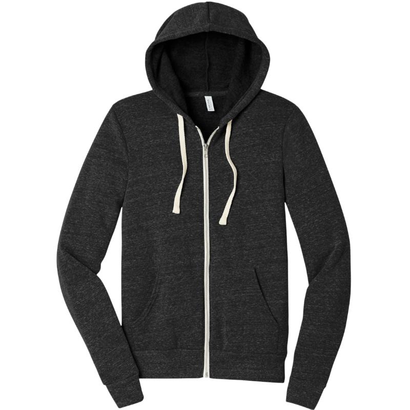 BELLA+CANVAS ® Unisex Triblend Sponge Fleece Full-Zip Hoodie