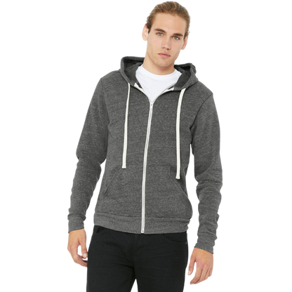 BELLA+CANVAS ® Unisex Triblend Sponge Fleece Full-Zip Hoodie