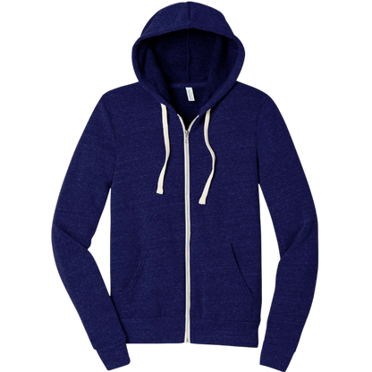 BELLA+CANVAS ® Unisex Triblend Sponge Fleece Full-Zip Hoodie