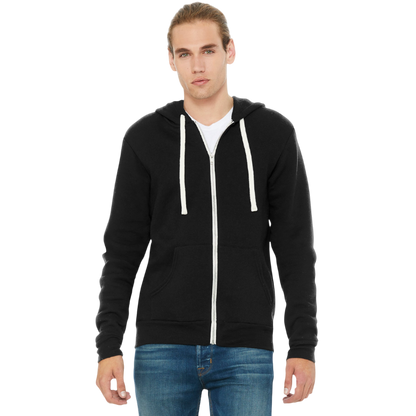 BELLA+CANVAS ® Unisex Triblend Sponge Fleece Full-Zip Hoodie
