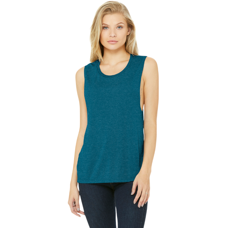 BELLA+CANVAS ® Women’s Flowy Scoop Muscle Tank