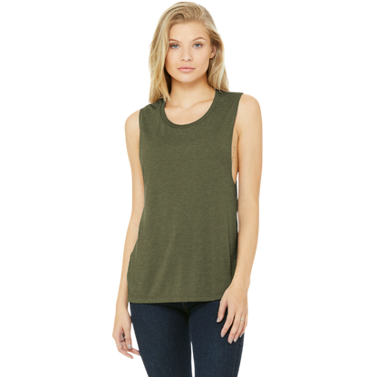 BELLA+CANVAS ® Women’s Flowy Scoop Muscle Tank