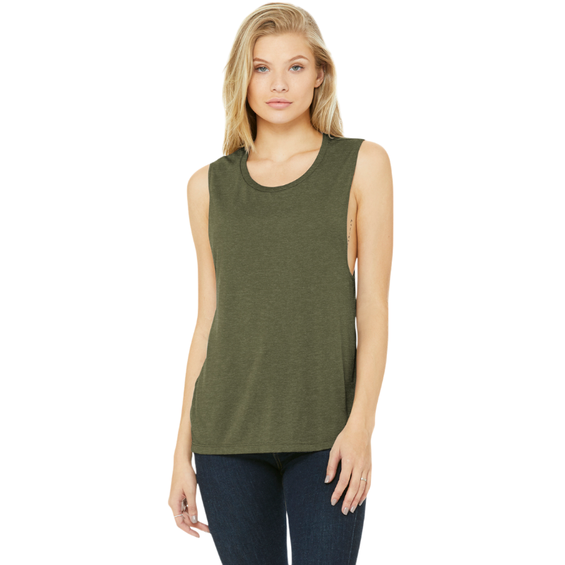BELLA+CANVAS ® Women’s Flowy Scoop Muscle Tank