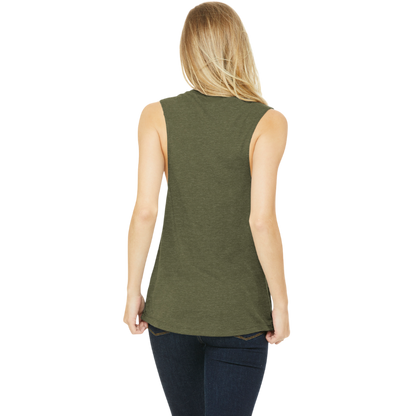 BELLA+CANVAS ® Women’s Flowy Scoop Muscle Tank