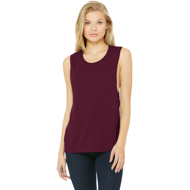 BELLA+CANVAS ® Women’s Flowy Scoop Muscle Tank