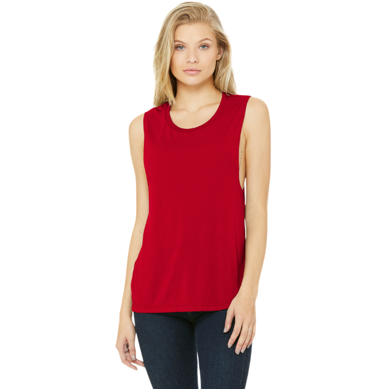 BELLA+CANVAS ® Women’s Flowy Scoop Muscle Tank