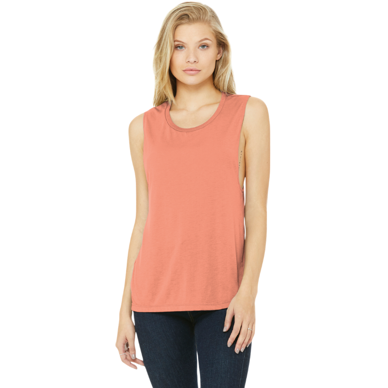 BELLA+CANVAS ® Women’s Flowy Scoop Muscle Tank