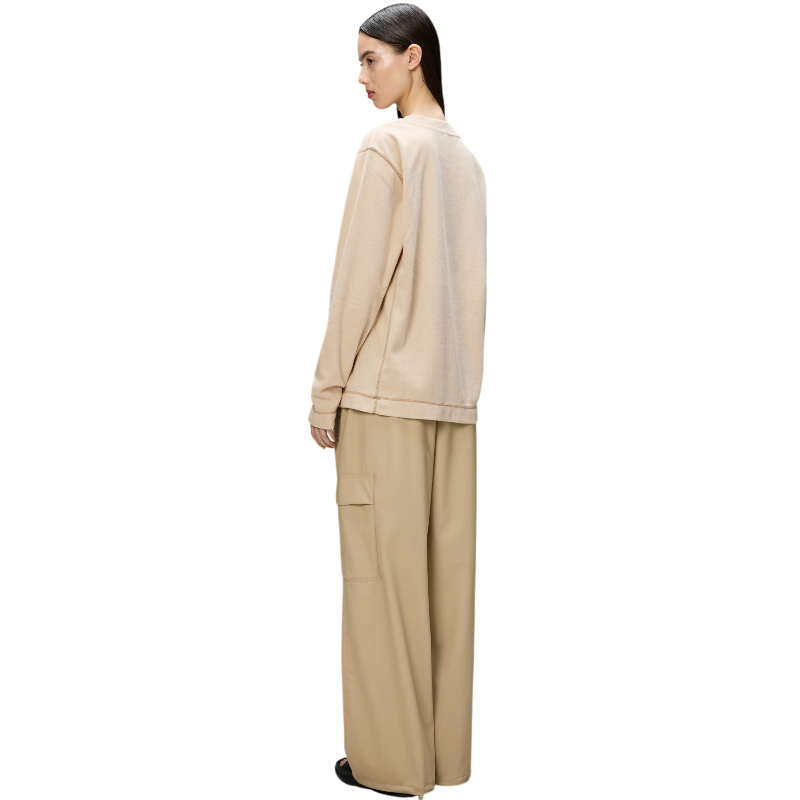 RAINS Addis Fleece Crewneck