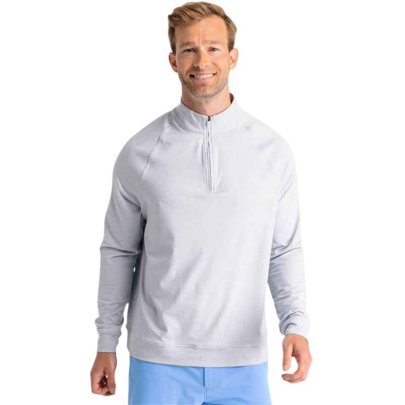 Southern Tide Men's Cruiser Heather Quarter-Zip