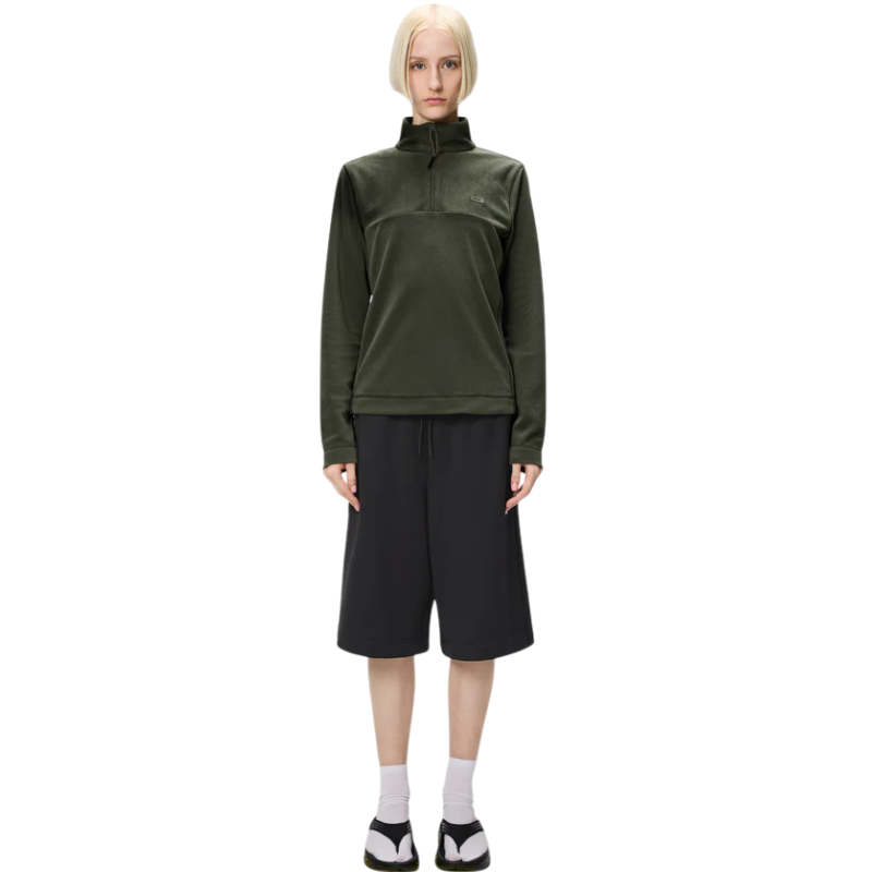 RAINS Addis Fleece Curve Half Zip