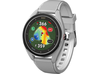 Voice Caddie T9 GPS Watch w\Green Undulation and Slope (Gray)