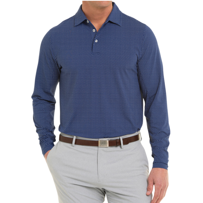 B. Draddy Men's Captain Lee Long-Sleeve Polo