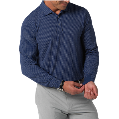 B. Draddy Men's Captain Lee Long-Sleeve Polo