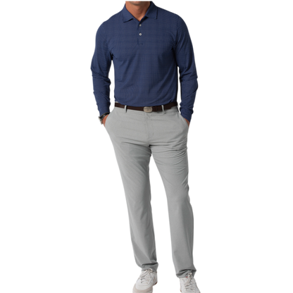 B. Draddy Men's Captain Lee Long-Sleeve Polo