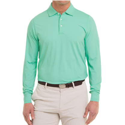 B. Draddy Men's Captain Lee Long-Sleeve Polo