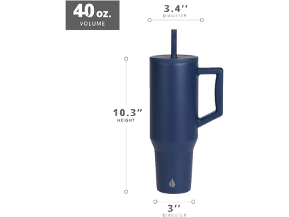 Commuter 40oz Tumbler - Navy Blue