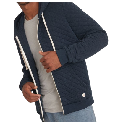 Marine Layer Men's Corbet Quilted Full Zip Hoodie