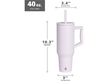 Elemental Commuter 40oz Tumbler - White