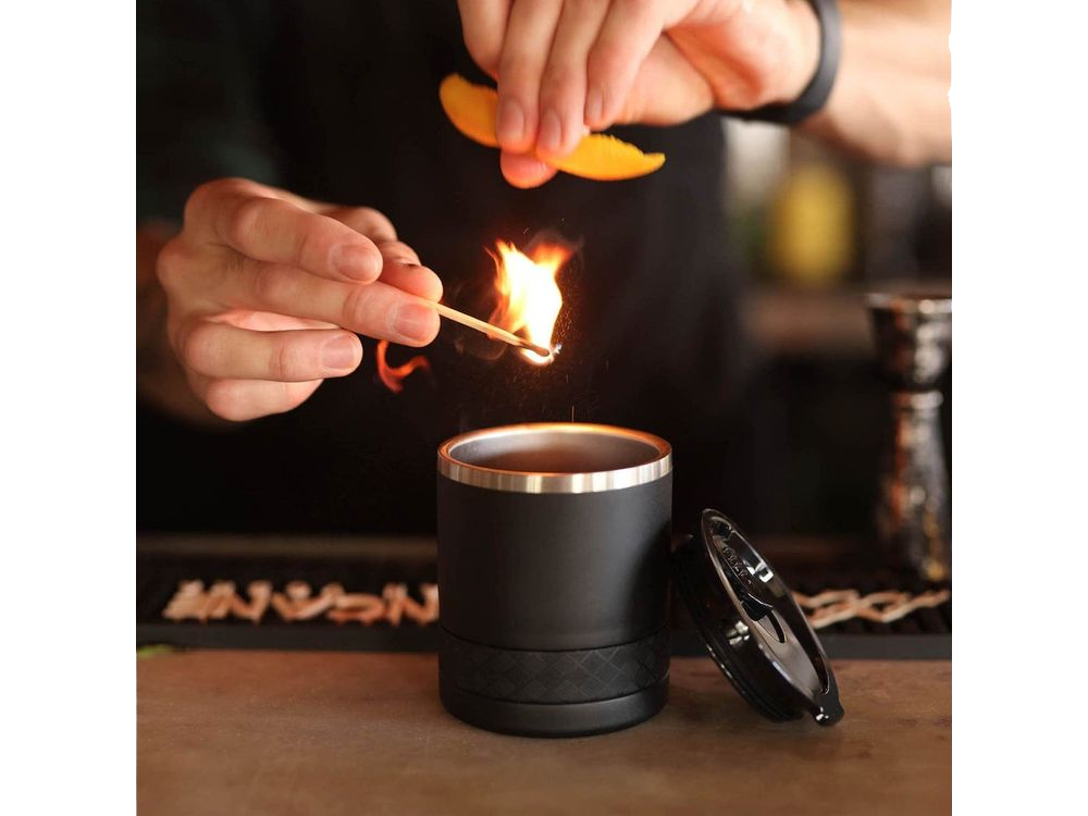 Elemental Recess 10oz Rocks Tumbler - Matte Black