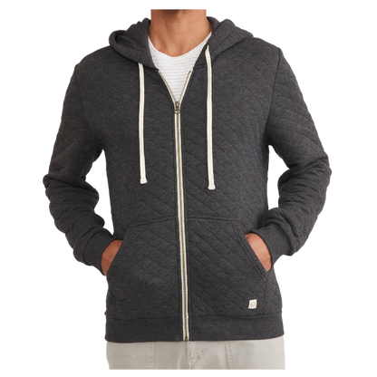 Marine Layer Men's Corbet Quilted Full Zip Hoodie