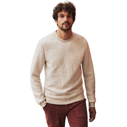 Marine Layer Men's Corbet Quilted Crewneck