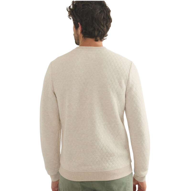 Marine Layer Men's Corbet Quilted Crewneck